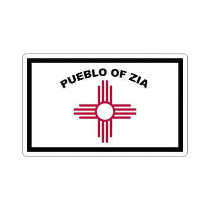 Flag of Zia Pueblo STICKER Vinyl Die-Cut Decal 5 Inch - The Sticker Space