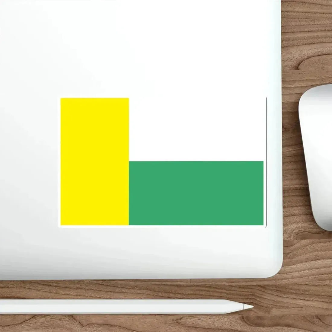 Flag of Zielona Góra Poland STICKER Vinyl Die-Cut Decal - The Sticker Space