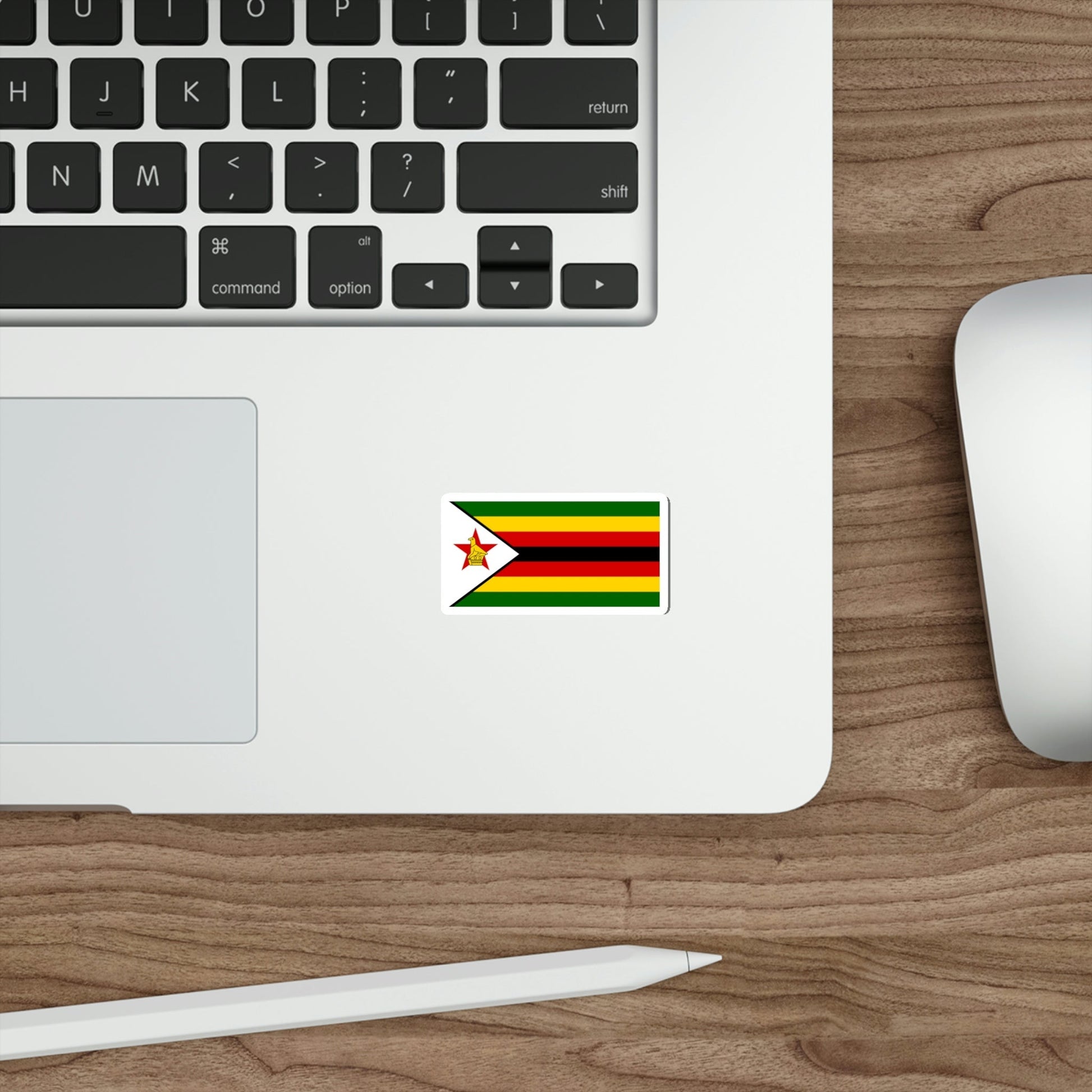 Flag of Zimbabwe STICKER Vinyl Die-Cut Decal-The Sticker Space