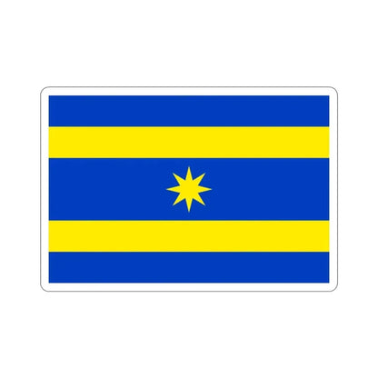 Flag of Zlín Czech Republic STICKER Vinyl Die-Cut Decal 2 Inch - The Sticker Space