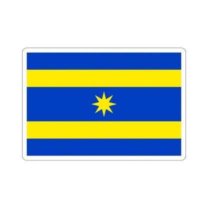 Flag of Zlín Czech Republic STICKER Vinyl Die-Cut Decal - The Sticker Space