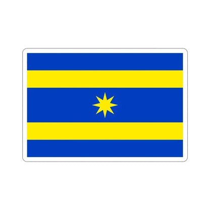 Flag of Zlín Czech Republic STICKER Vinyl Die-Cut Decal - The Sticker Space