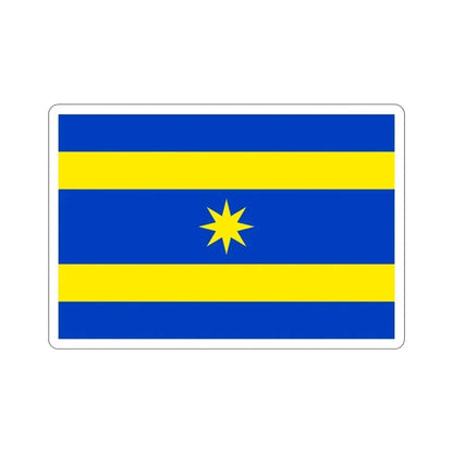 Flag of Zlín Czech Republic STICKER Vinyl Die-Cut Decal - The Sticker Space