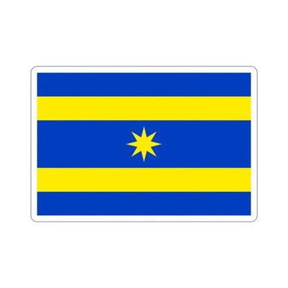 Flag of Zlín Czech Republic STICKER Vinyl Die-Cut Decal - The Sticker Space