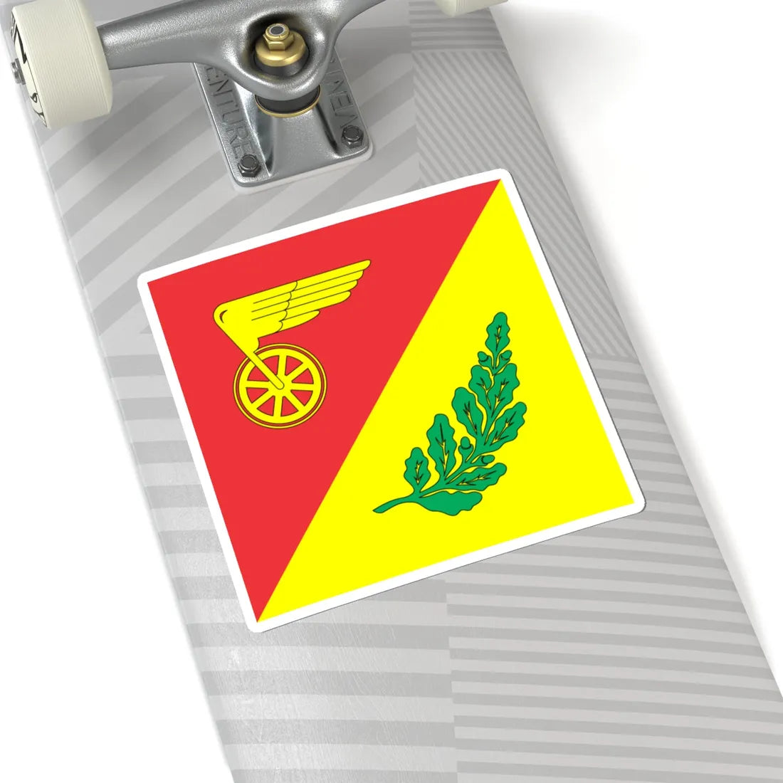 Flag of Znamianka (Ukraine) STICKER Vinyl Kiss-Cut Decal - The Sticker Space