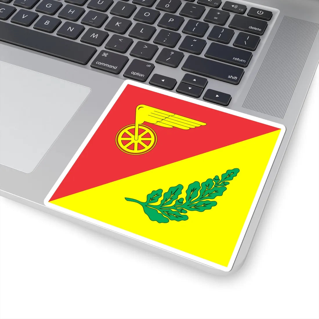 Flag of Znamianka (Ukraine) STICKER Vinyl Kiss-Cut Decal - The Sticker Space