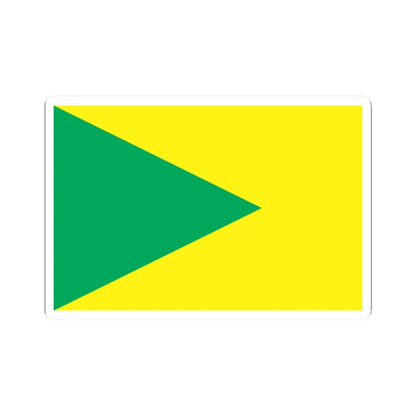 Flag of Znamyanskiy Raion in Kirovohrad Oblast (Ukraine) STICKER Vinyl Kiss-Cut Decal 2 Inch White - The Sticker Space