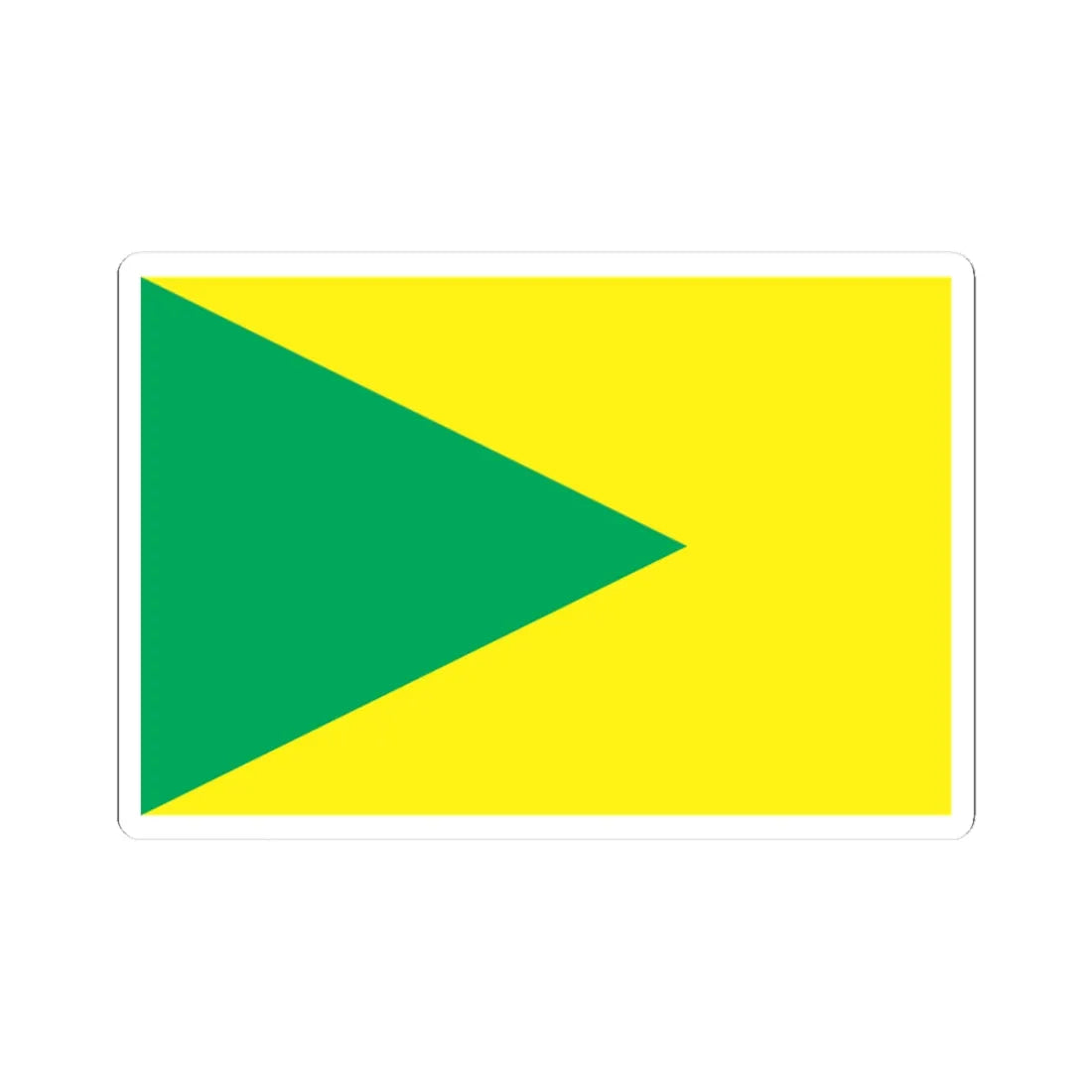 Flag of Znamyanskiy Raion in Kirovohrad Oblast (Ukraine) STICKER Vinyl Kiss-Cut Decal 3 Inch White - The Sticker Space