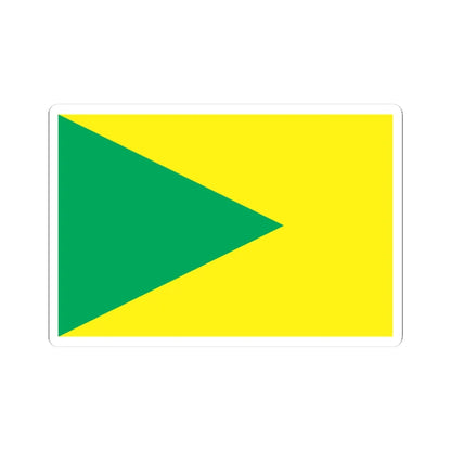Flag of Znamyanskiy Raion in Kirovohrad Oblast (Ukraine) STICKER Vinyl Kiss-Cut Decal 3 Inch White - The Sticker Space