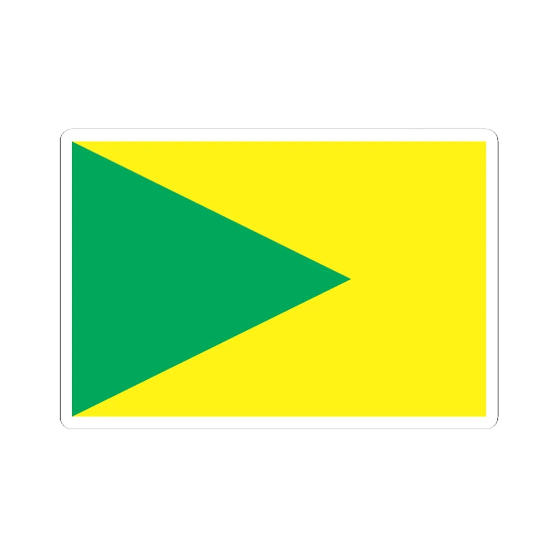 Flag of Znamyanskiy Raion in Kirovohrad Oblast (Ukraine) STICKER Vinyl Kiss-Cut Decal 4 Inch White - The Sticker Space