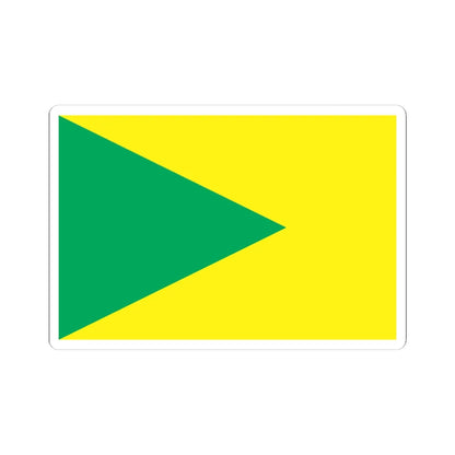 Flag of Znamyanskiy Raion in Kirovohrad Oblast (Ukraine) STICKER Vinyl Kiss-Cut Decal 4 Inch White - The Sticker Space