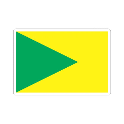 Flag of Znamyanskiy Raion in Kirovohrad Oblast (Ukraine) STICKER Vinyl Kiss-Cut Decal 6 Inch White - The Sticker Space