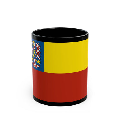 Flag of Znojmo Czech Republic - Black Coffee Mug-11oz-The Sticker Space