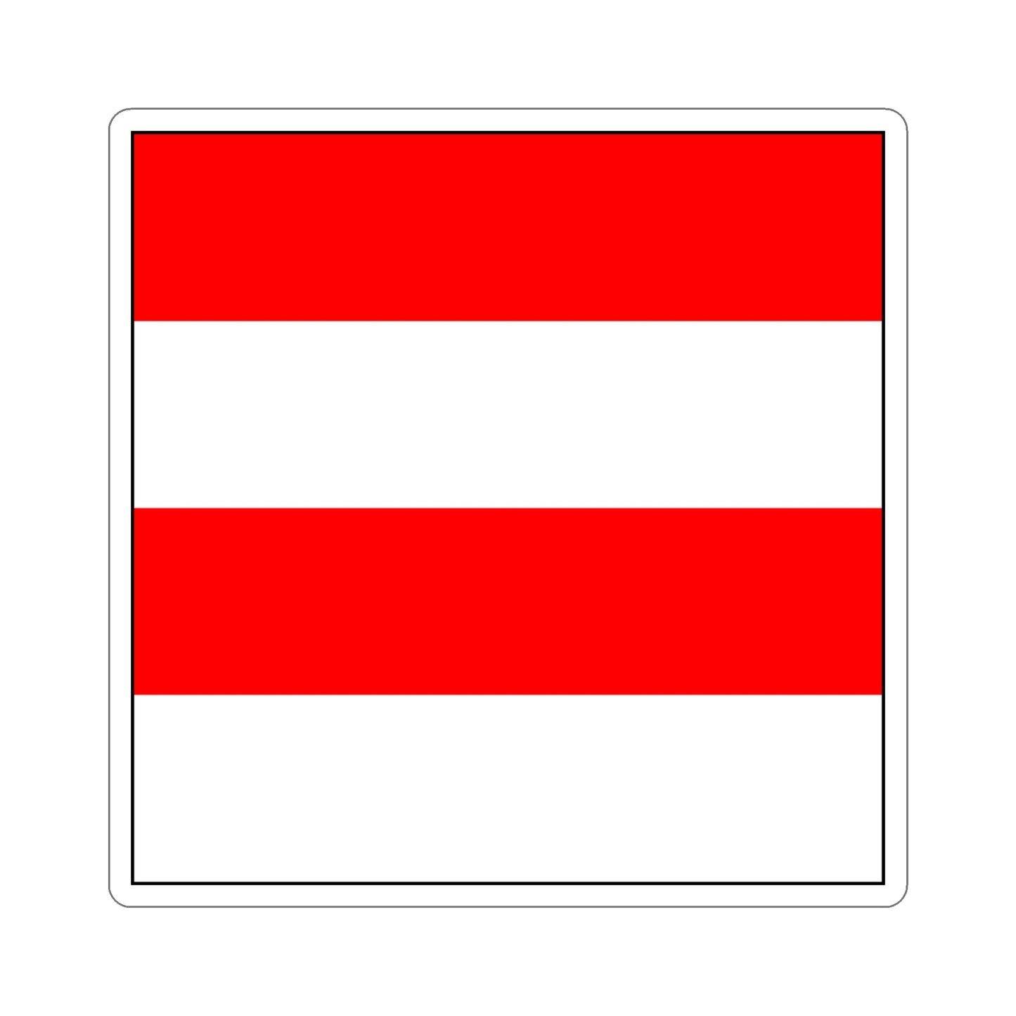 Flag of Zofingen Switzerland STICKER Vinyl Die-Cut Decal-4 Inch-The Sticker Space