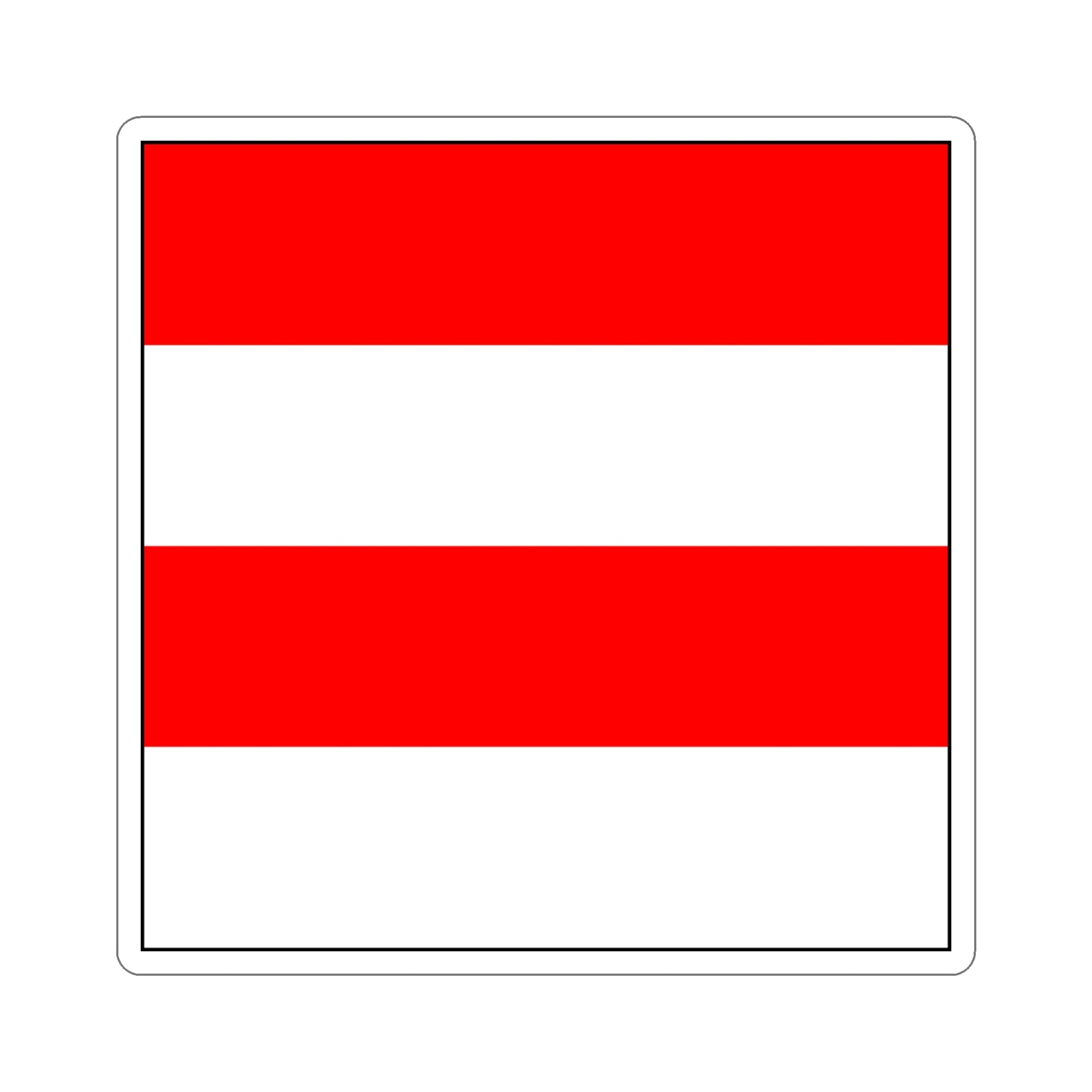 Flag of Zofingen Switzerland STICKER Vinyl Die-Cut Decal-4 Inch-The Sticker Space