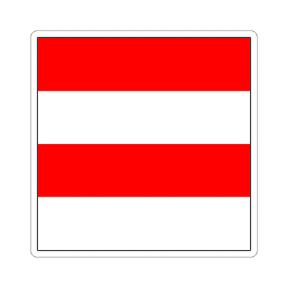 Flag of Zofingen Switzerland STICKER Vinyl Die-Cut Decal-4 Inch-The Sticker Space