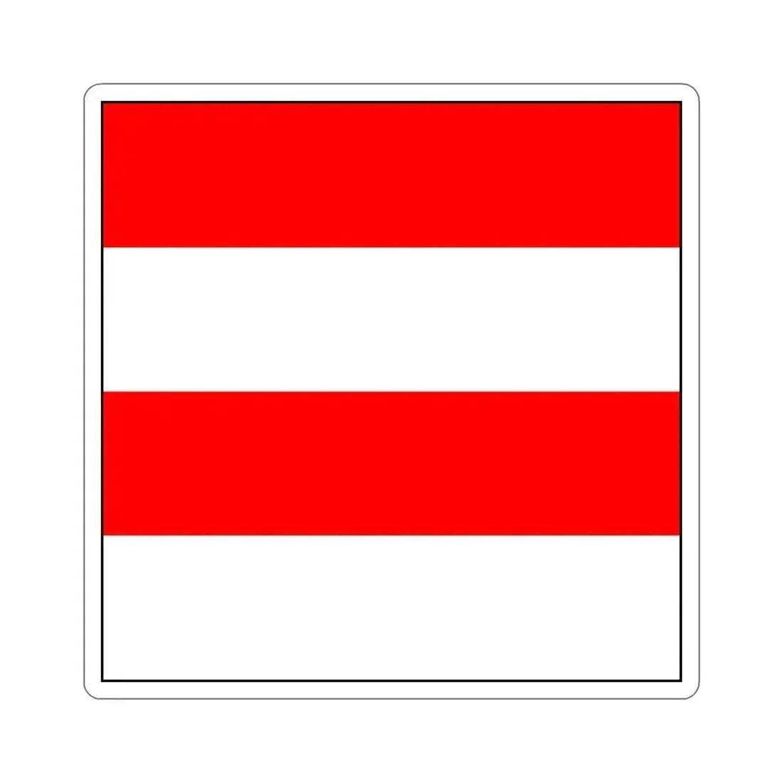 Flag of Zofingen Switzerland STICKER Vinyl Die-Cut Decal 4 Inch - The Sticker Space