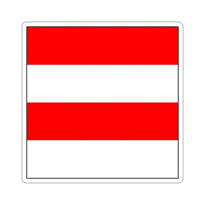 Flag of Zofingen Switzerland STICKER Vinyl Die-Cut Decal 4 Inch - The Sticker Space