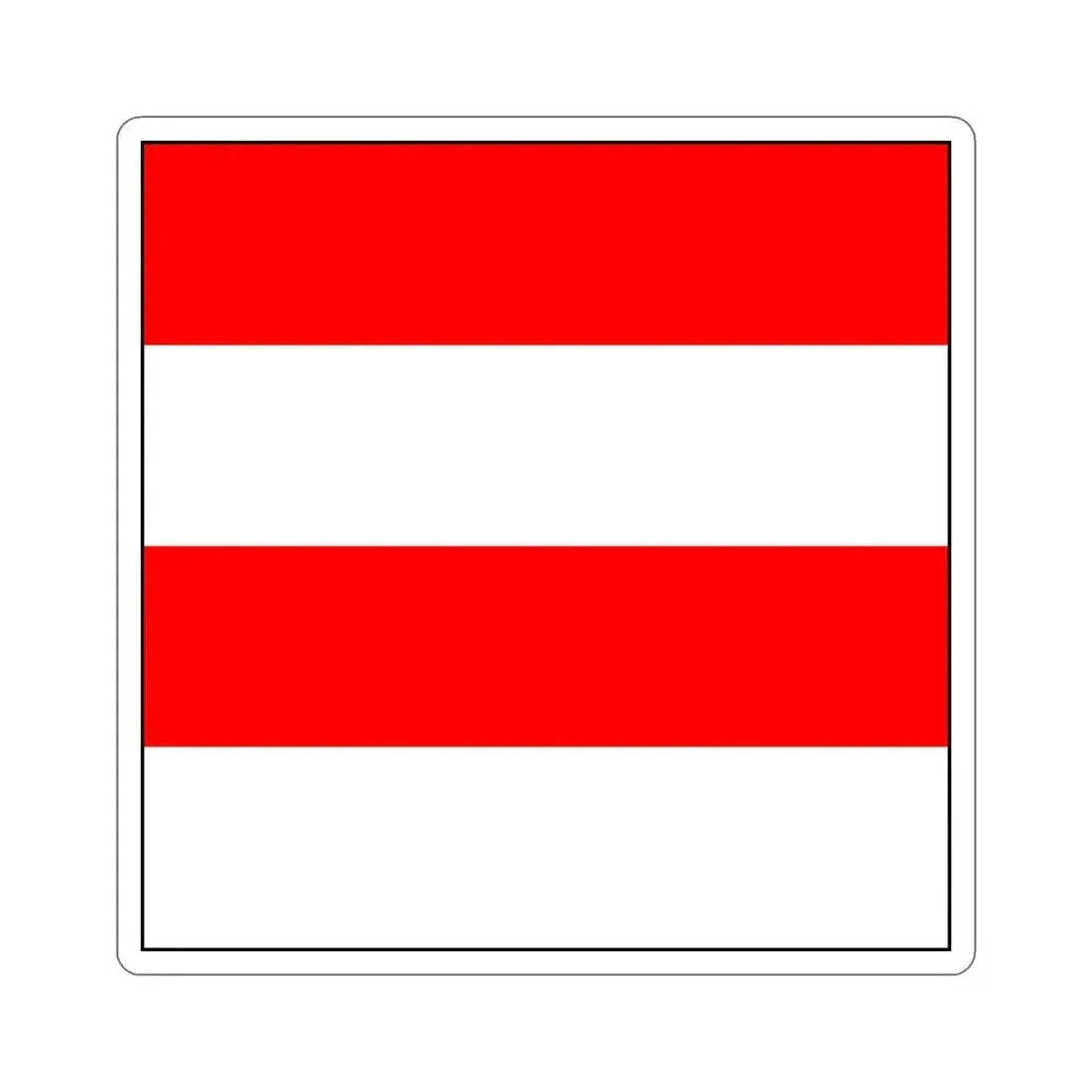 Flag of Zofingen Switzerland STICKER Vinyl Die-Cut Decal 4 Inch - The Sticker Space