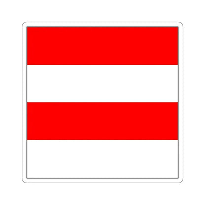 Flag of Zofingen Switzerland STICKER Vinyl Die-Cut Decal 4 Inch - The Sticker Space