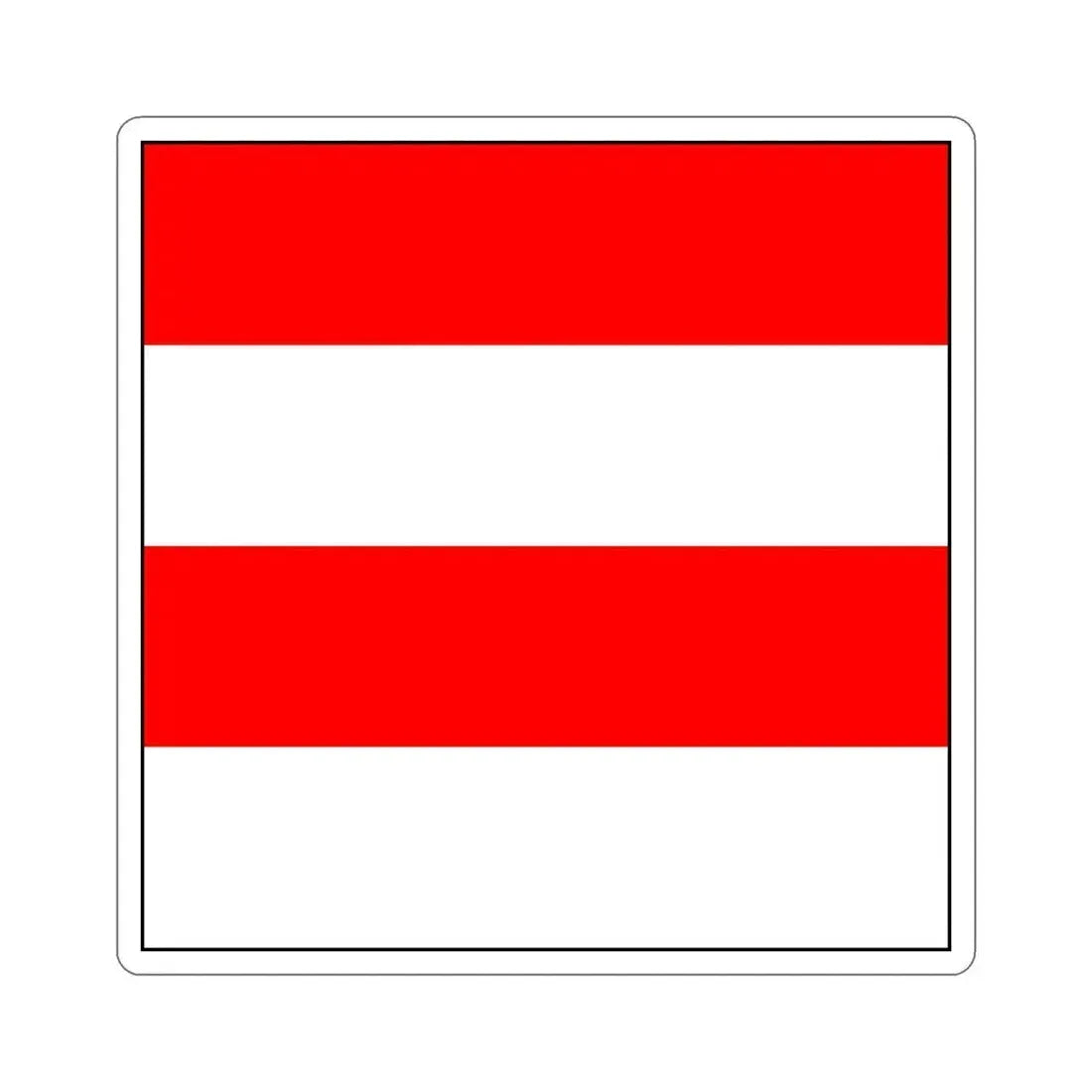 Flag of Zofingen Switzerland STICKER Vinyl Die-Cut Decal 5 Inch - The Sticker Space