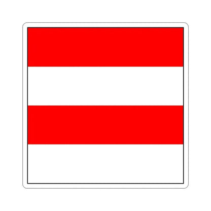 Flag of Zofingen Switzerland STICKER Vinyl Die-Cut Decal 5 Inch - The Sticker Space