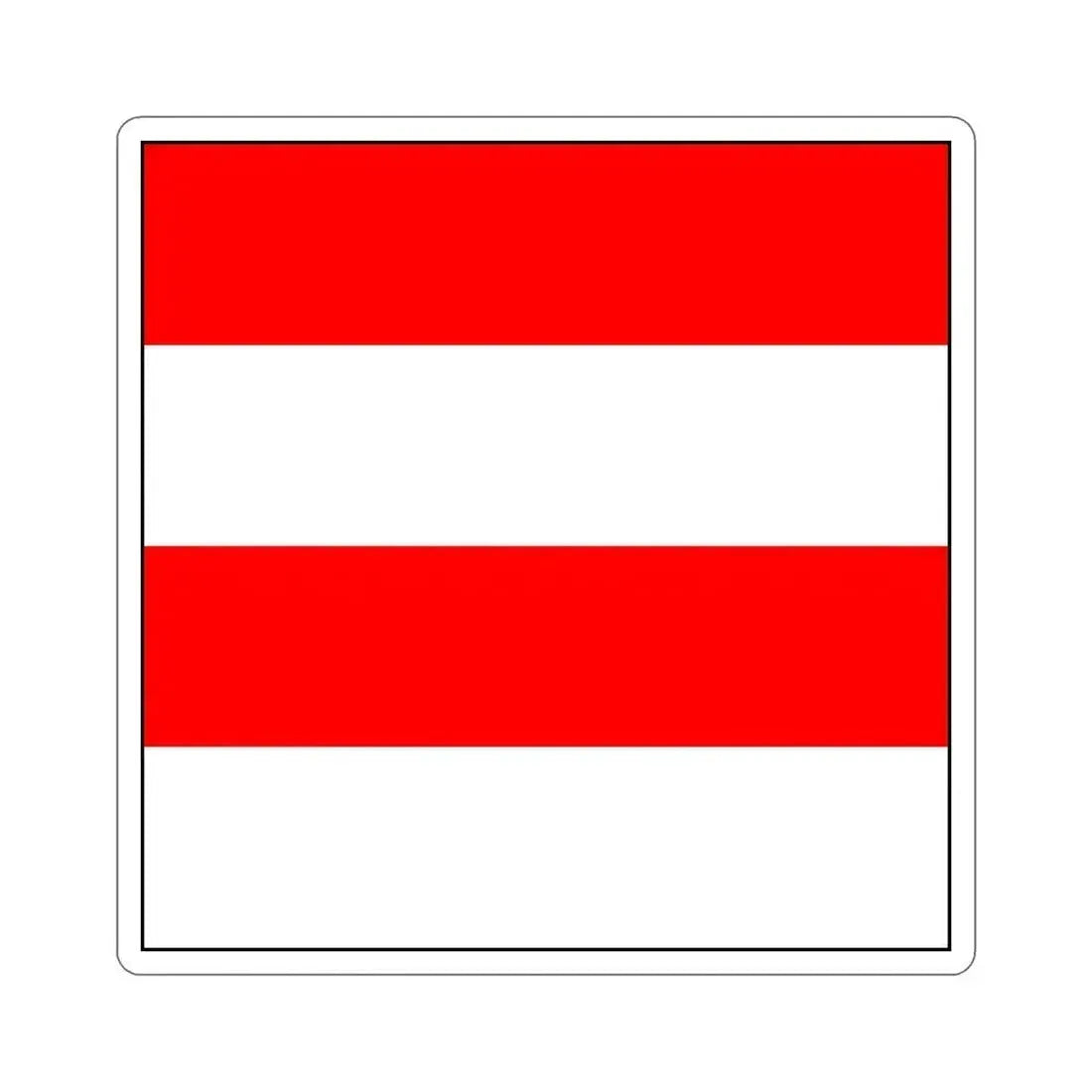 Flag of Zofingen Switzerland STICKER Vinyl Die-Cut Decal 6 Inch - The Sticker Space