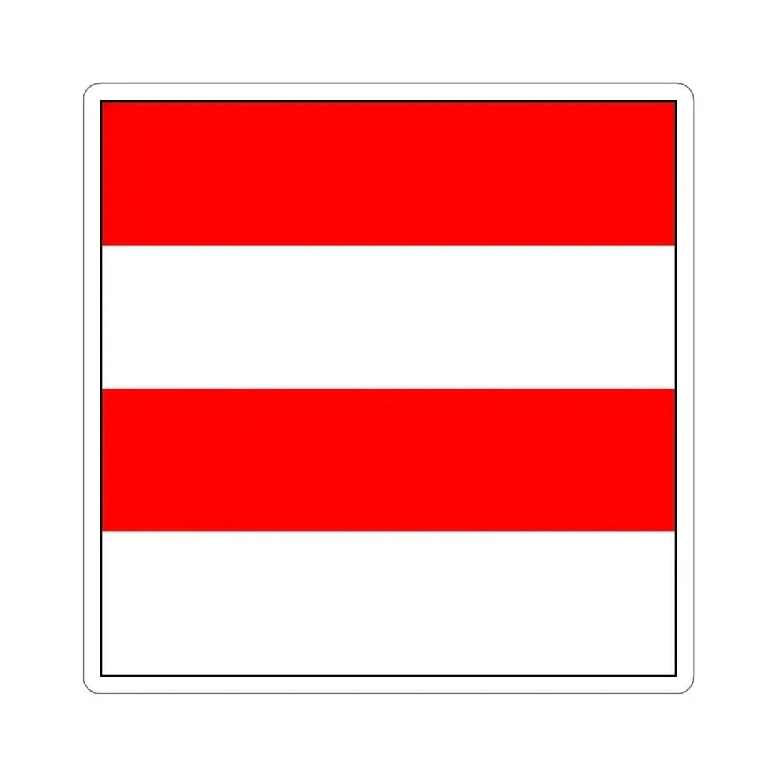 Flag of Zofingen Switzerland STICKER Vinyl Die-Cut Decal 6 Inch - The Sticker Space