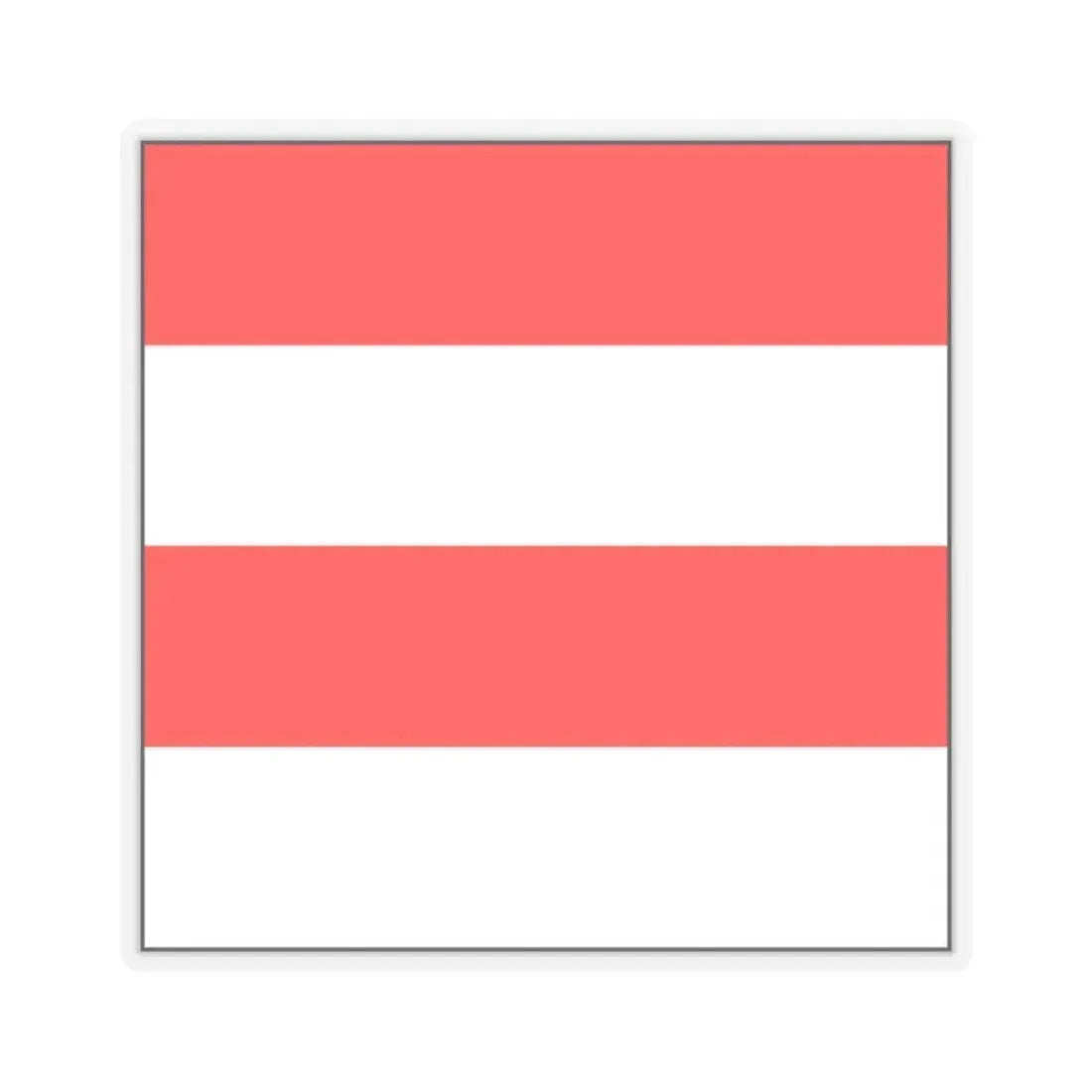 Flag of Zofingen Switzerland - STICKER Vinyl Kiss-Cut Decal 2 Inch Transparent - The Sticker Space