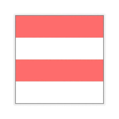 Flag of Zofingen Switzerland - STICKER Vinyl Kiss-Cut Decal 2 Inch Transparent - The Sticker Space