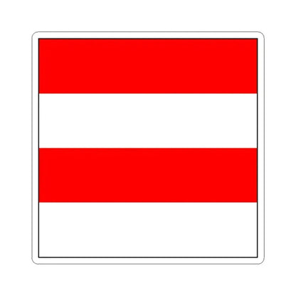 Flag of Zofingen Switzerland - STICKER Vinyl Kiss-Cut Decal 2 Inch White - The Sticker Space