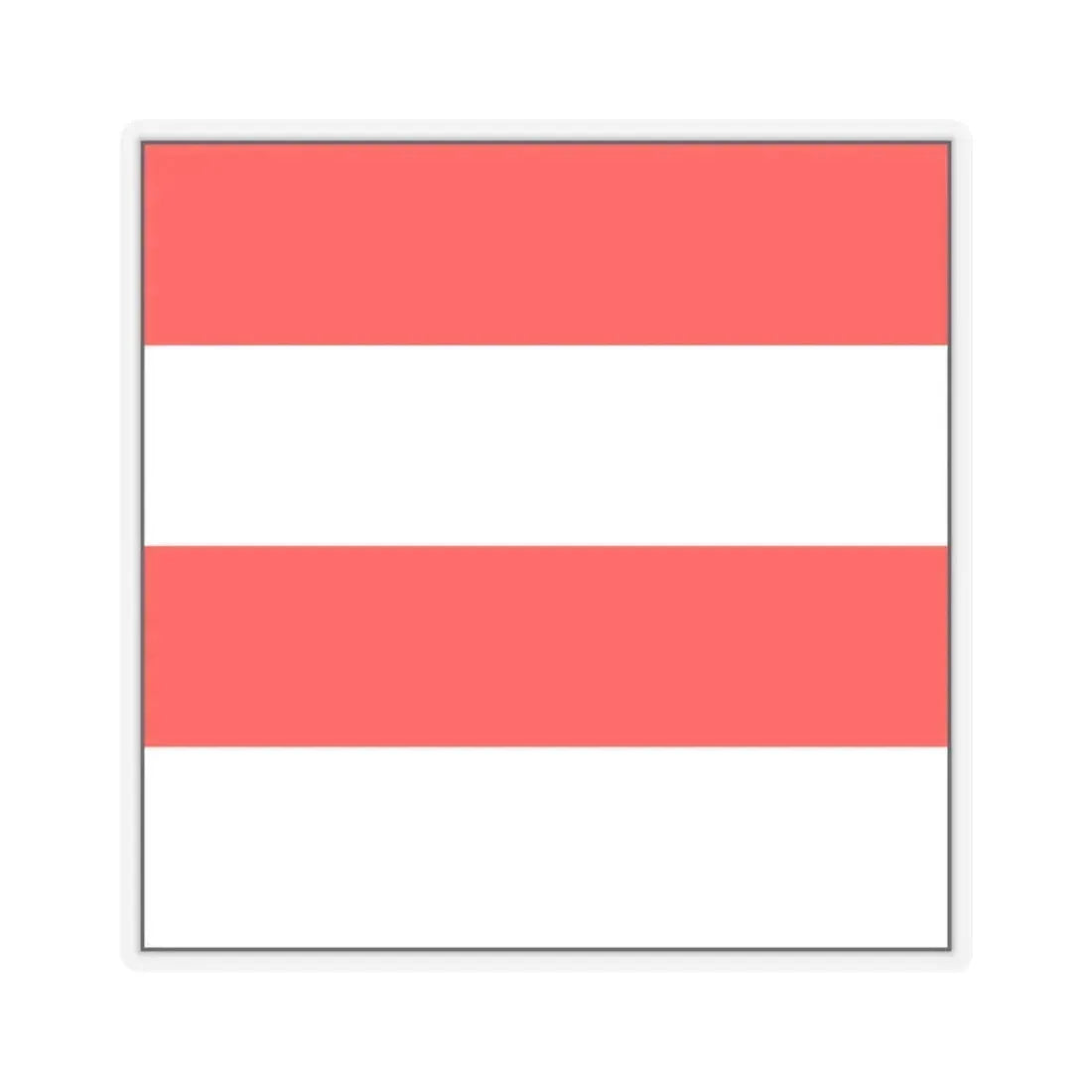 Flag of Zofingen Switzerland - STICKER Vinyl Kiss-Cut Decal 4 Inch Transparent - The Sticker Space