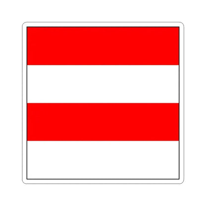 Flag of Zofingen Switzerland - STICKER Vinyl Kiss-Cut Decal 6 Inch White - The Sticker Space