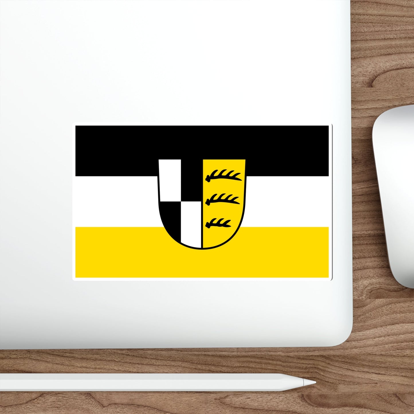 Flag of Zollernalbkreis Germany STICKER Vinyl Die-Cut Decal-The Sticker Space