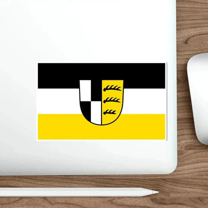 Flag of Zollernalbkreis Germany STICKER Vinyl Die-Cut Decal - The Sticker Space