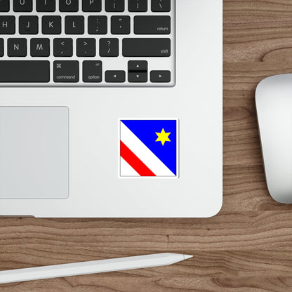 Flag of Zollikon Switzerland STICKER Vinyl Die-Cut Decal-The Sticker Space