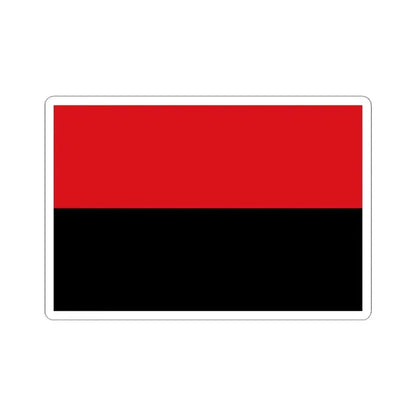 Flag of Zoutleeuw (Belgium) STICKER Vinyl Kiss-Cut Decal 4 Inch White - The Sticker Space