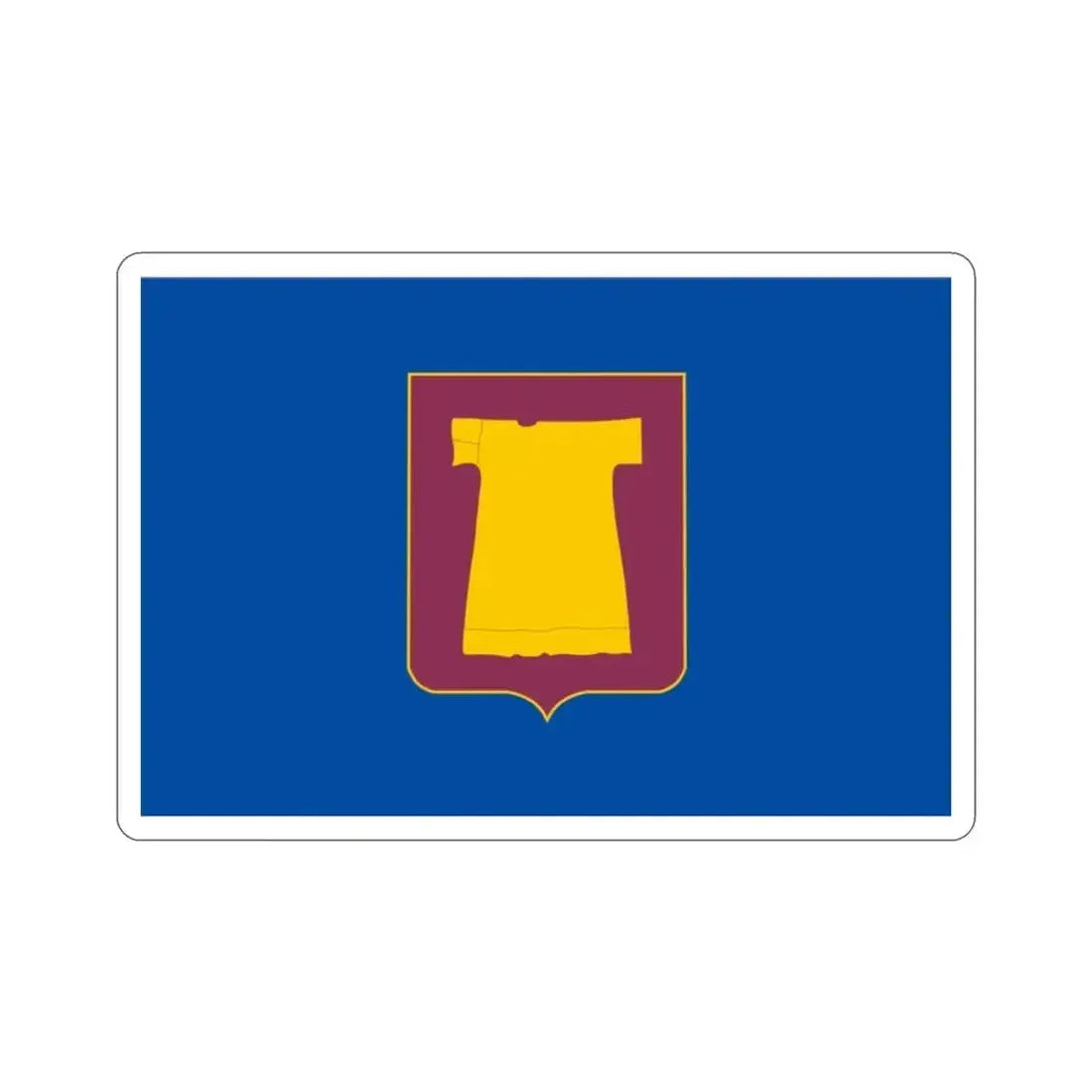 Flag of Zugdidi Georgia STICKER Vinyl Die-Cut Decal 2 Inch - The Sticker Space