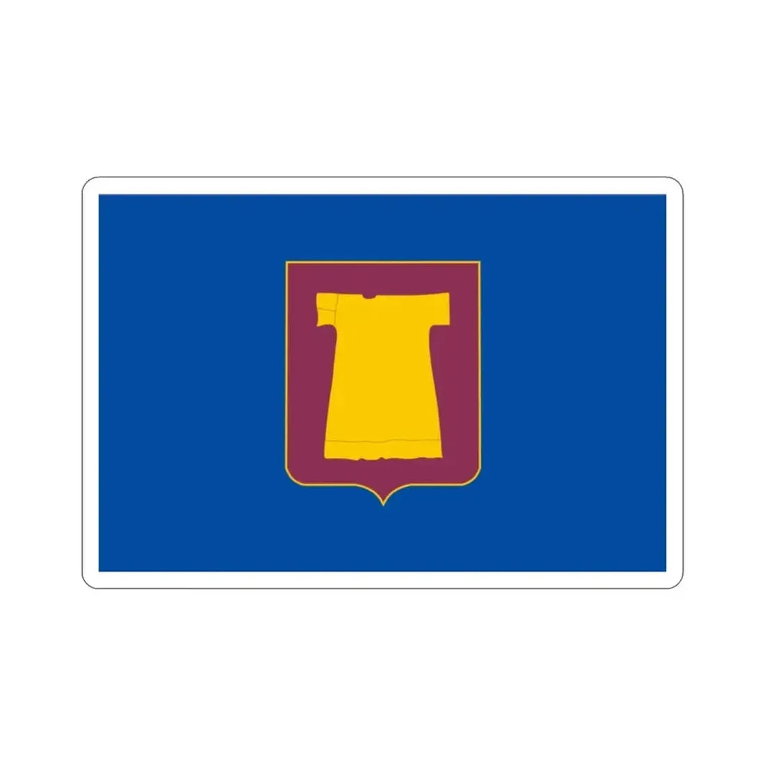 Flag of Zugdidi Georgia STICKER Vinyl Die-Cut Decal 2 Inch - The Sticker Space