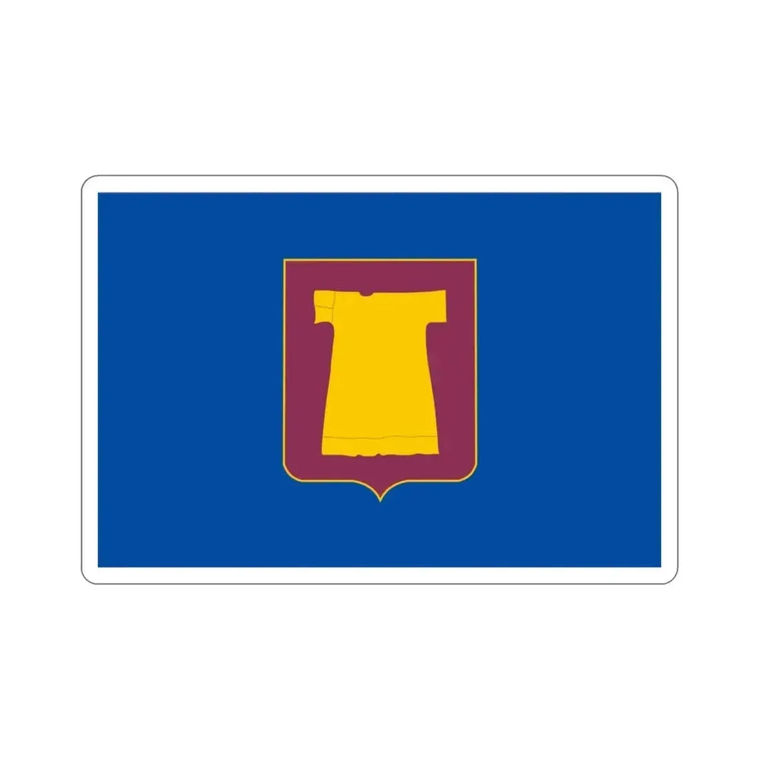 Flag of Zugdidi Georgia STICKER Vinyl Die-Cut Decal 3 Inch - The Sticker Space