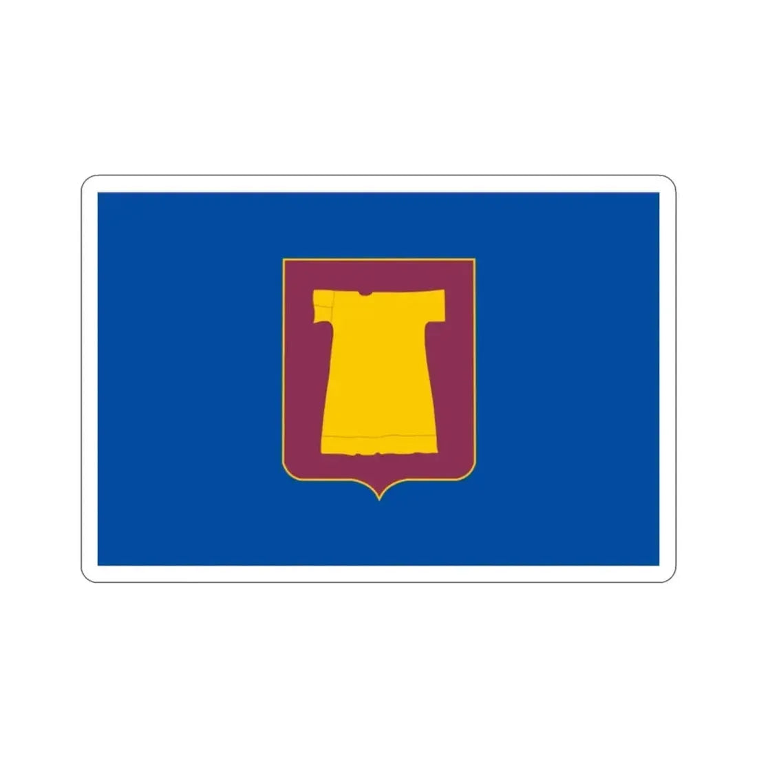 Flag of Zugdidi Georgia STICKER Vinyl Die-Cut Decal - The Sticker Space