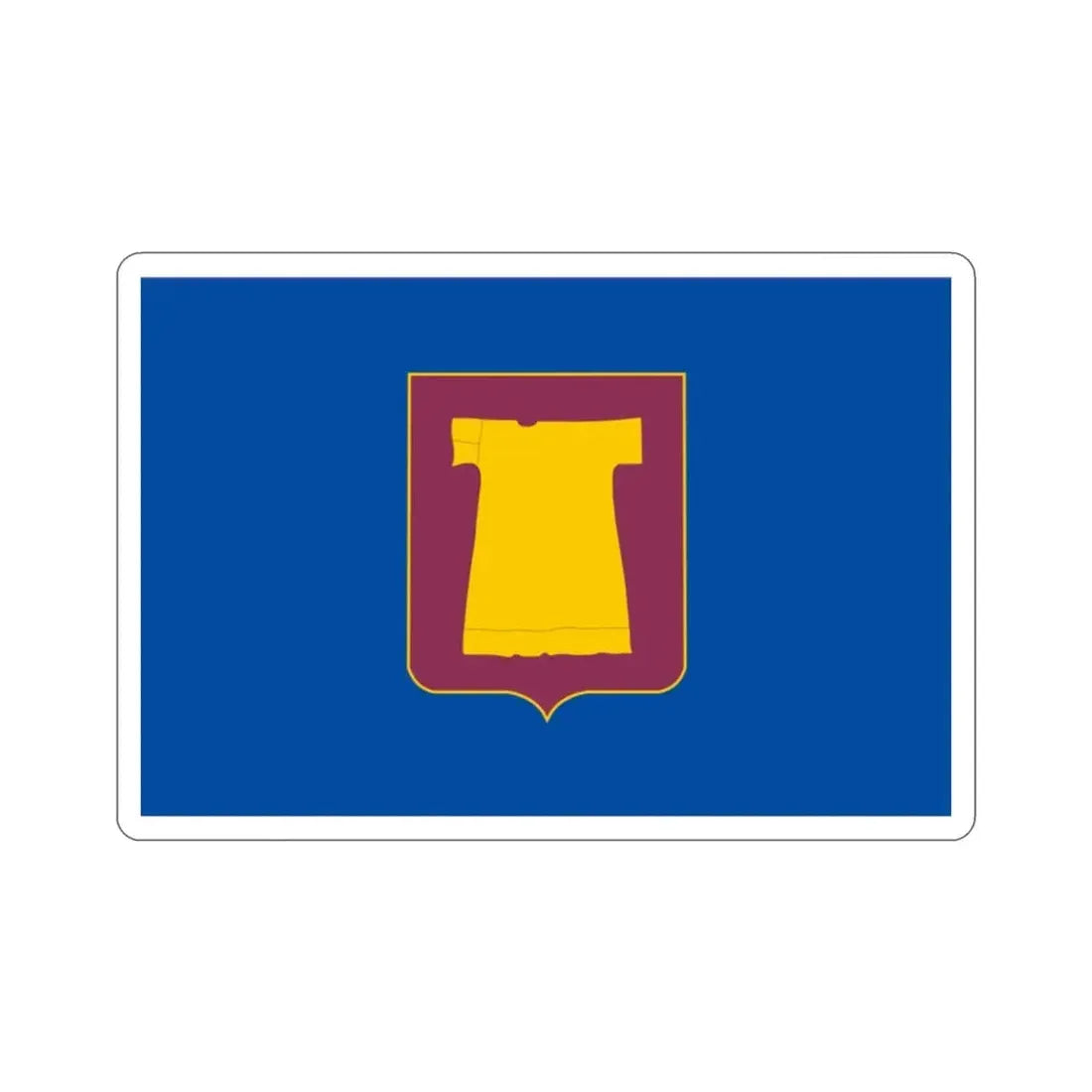 Flag of Zugdidi Georgia STICKER Vinyl Die-Cut Decal - The Sticker Space