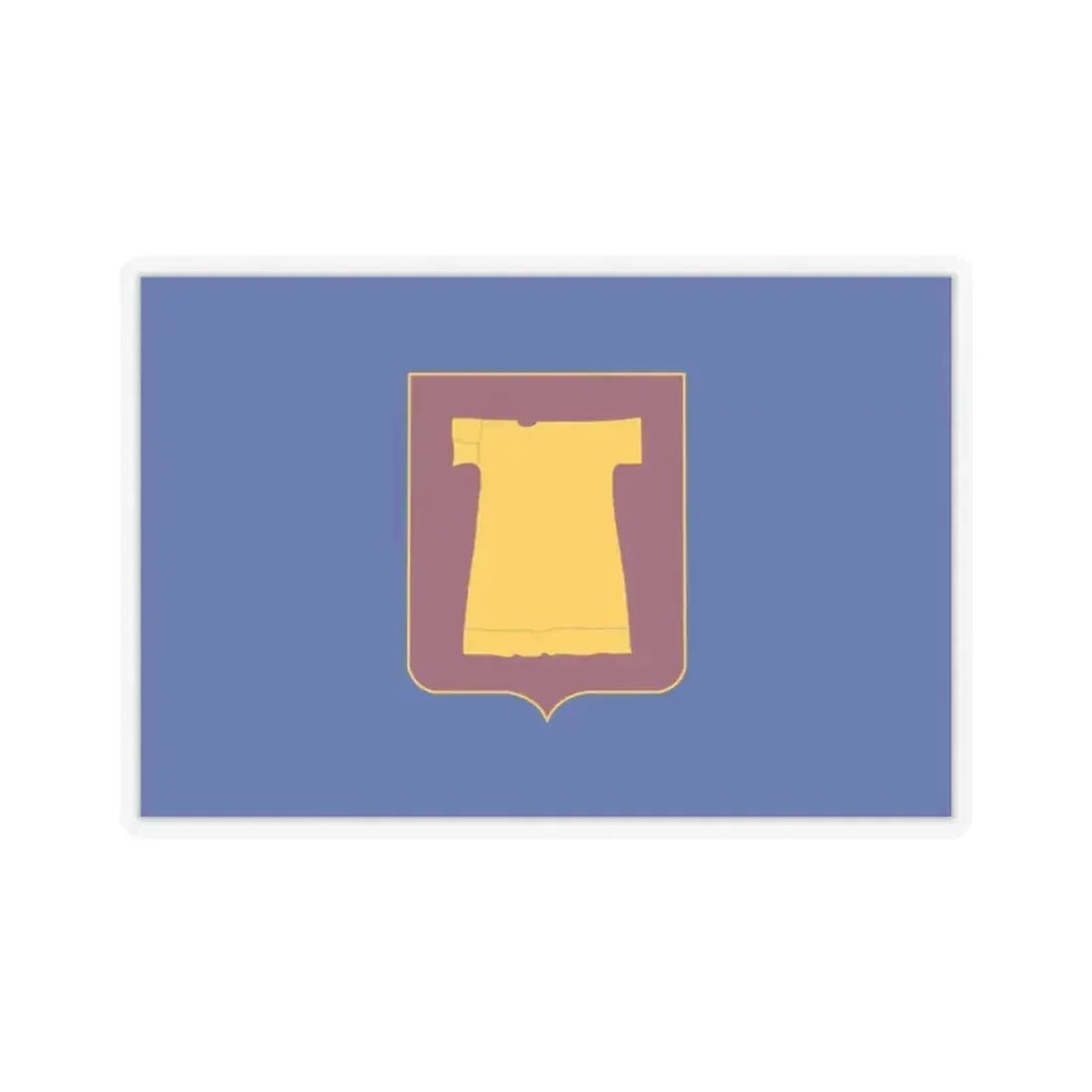 Flag of Zugdidi Georgia - STICKER Vinyl Kiss-Cut Decal 2 Inch Transparent - The Sticker Space