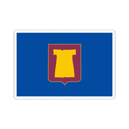 Flag of Zugdidi Georgia - STICKER Vinyl Kiss-Cut Decal 3 Inch White - The Sticker Space