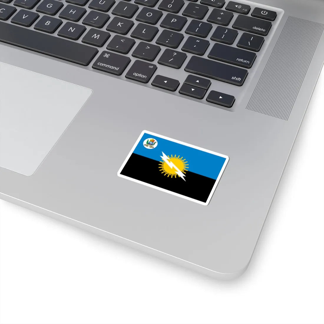 Flag of Zulia State with Coat of Arms (Venezuela) STICKER Vinyl Kiss-Cut Decal - The Sticker Space