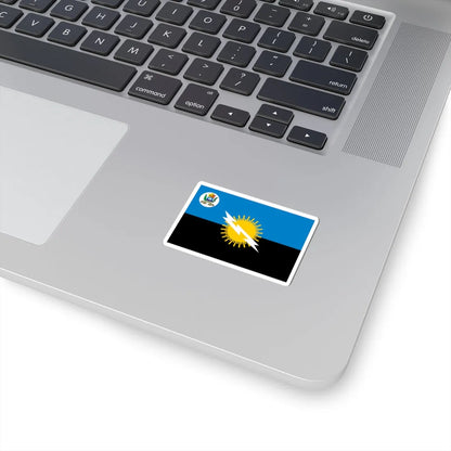 Flag of Zulia State with Coat of Arms (Venezuela) STICKER Vinyl Kiss-Cut Decal - The Sticker Space