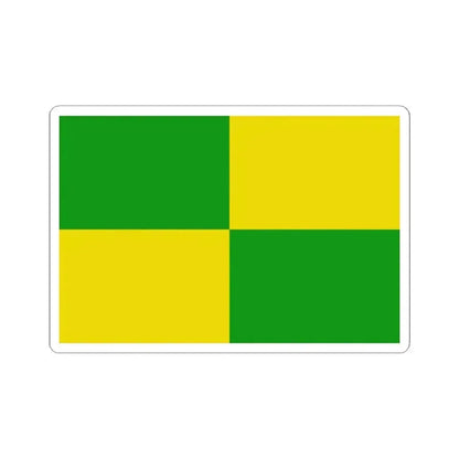 Flag of Zulte (Belgium) STICKER Vinyl Kiss-Cut Decal 2 Inch White - The Sticker Space