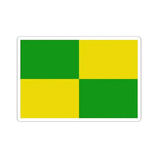 Flag of Zulte (Belgium) STICKER Vinyl Kiss-Cut Decal 2 Inch White - The Sticker Space