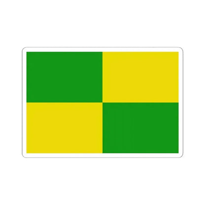 Flag of Zulte (Belgium) STICKER Vinyl Kiss-Cut Decal 6 Inch White - The Sticker Space