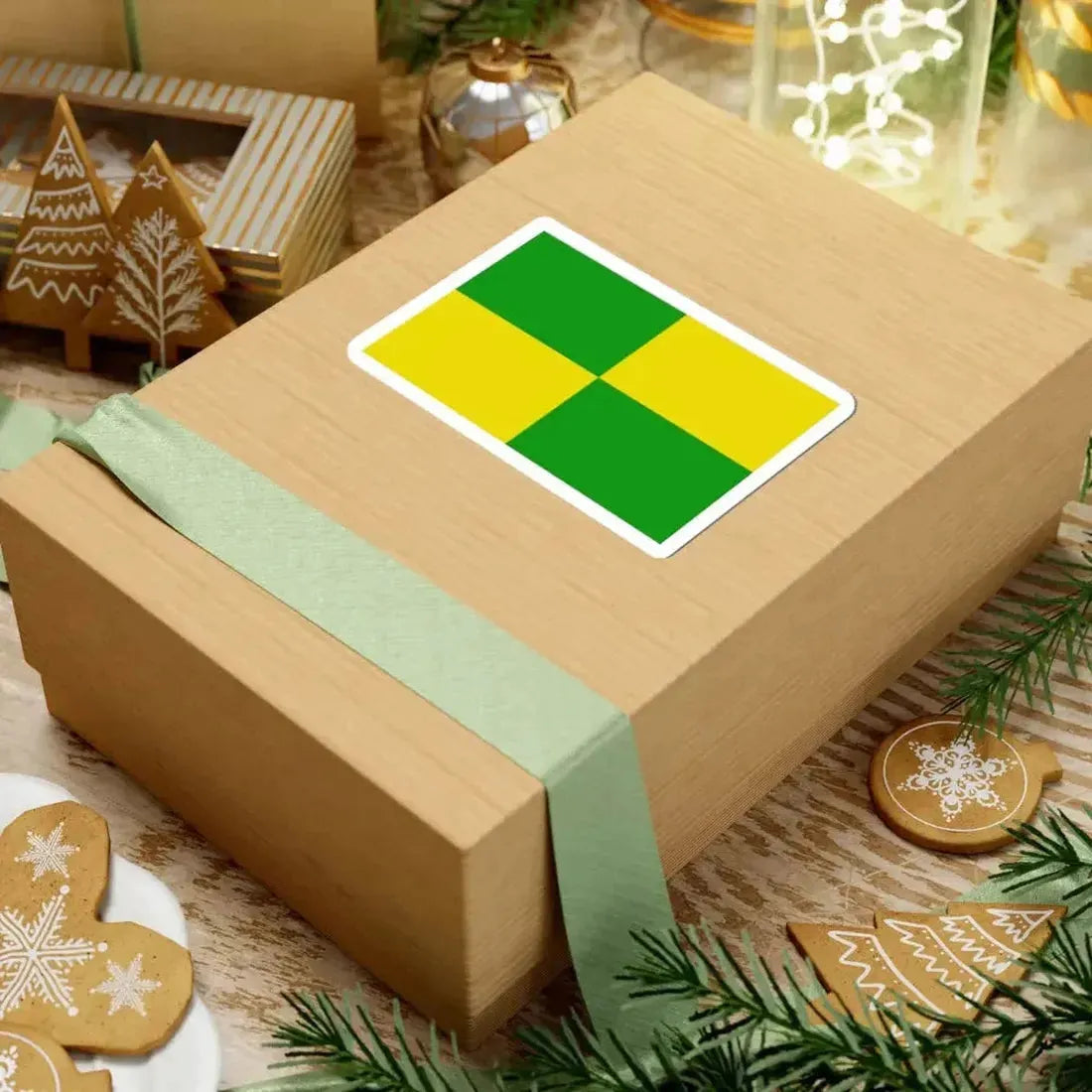 Flag of Zulte (Belgium) STICKER Vinyl Kiss-Cut Decal - The Sticker Space